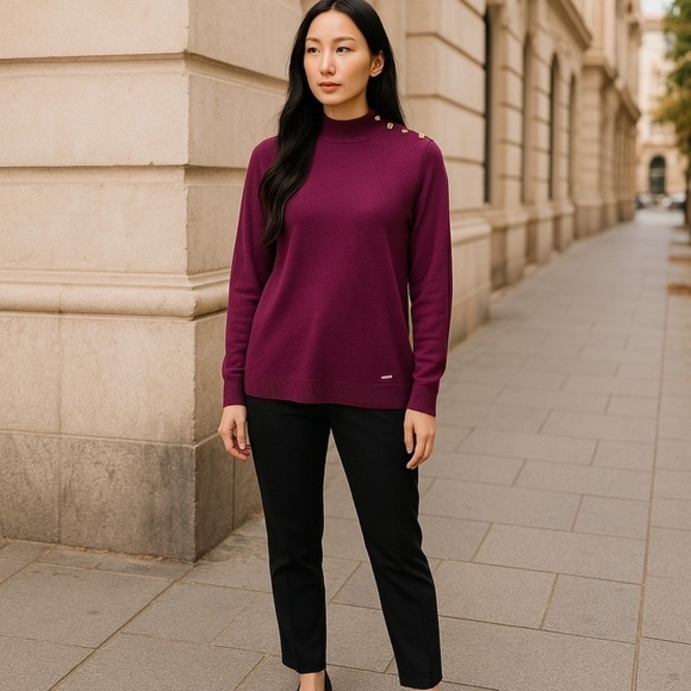 Calvin Klein Purple Sweater